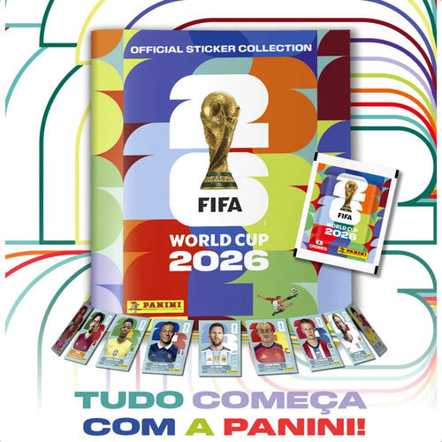 Imagem 3 de 7 de Álbum Copa Do Mundo 2026 + 105 Figurinhas (15 Envelopes) - Oficial