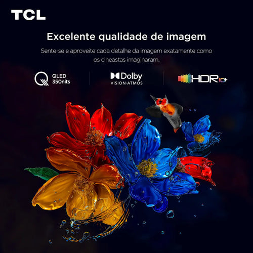 Imagem 6 de 10 de Smart TV TCL 50 Polegadas QLED 4K P7K WiFi Bluetooth Google TV HDR10+ Dolby Atmos Dolby Vision 50P7K