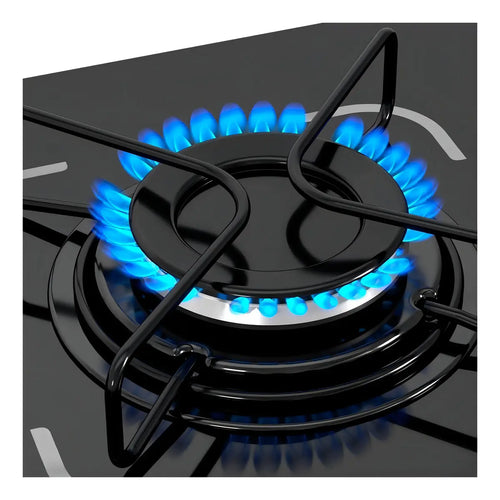 Imagem 2 de 5 de Cooktop Itatiaia Essencial 5 Bocas Preto