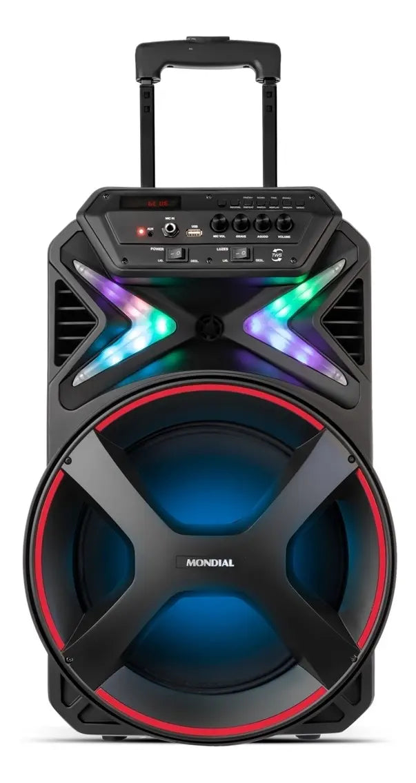 Caixa Amplificada Connect Lights Cm-400 Mondial Cor Preto - Image 1