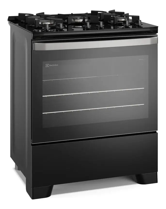 Fogão 5 Bocas Electrolux Preto Efficient Mesa de Vidro PerfectCook e Grades de Ferro (FE5GB) Bivolt - Image 4