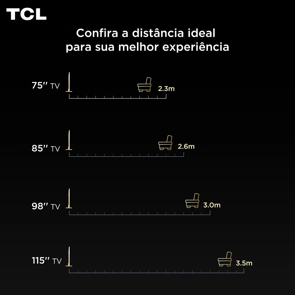 Smart TV TCL 50 Polegadas QLED 4K P7K WiFi Bluetooth Google TV HDR10+ Dolby Atmos Dolby Vision 50P7K - Image 9