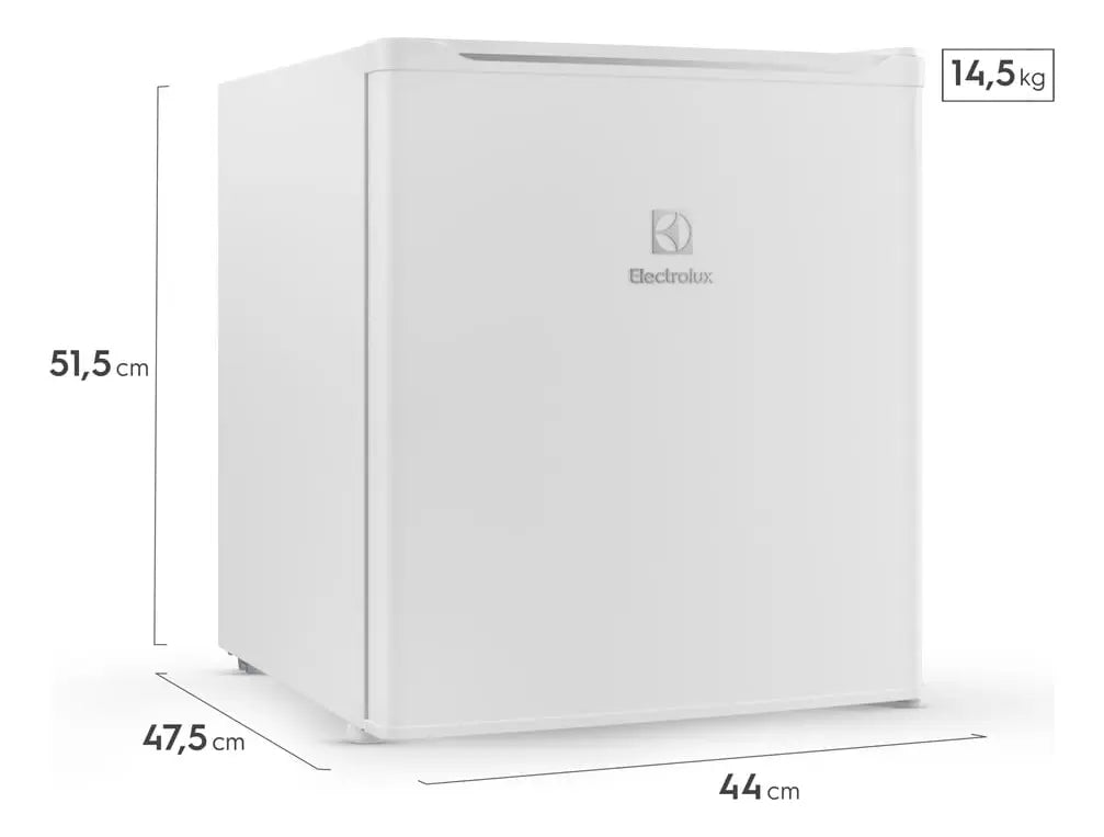 Frigobar Electrolux 47L Efficient com Controle de Temperatura Cor Branca EM50 - Image 2