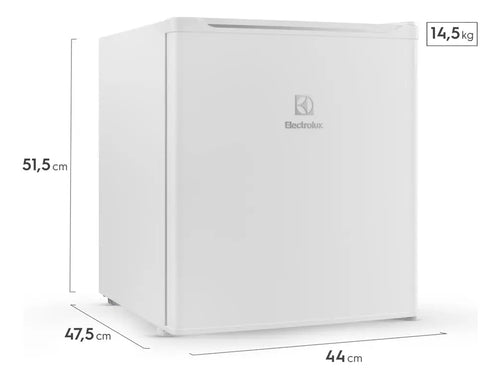 Imagem 2 de 7 de Frigobar Electrolux 47L Efficient com Controle de Temperatura Cor Branca EM50