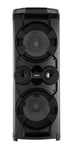 Imagem 2 de 4 de Caixa de Som Alto-falante Philco PCX20000 Bluetooth LED 1800W RMS Cor Preta