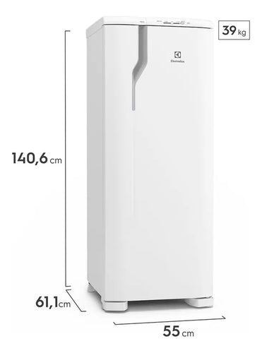 Imagem 2 de 8 de Geladeira Electrolux Cycle Defrost 240L Degelo Prático Uma Porta Branca RE31