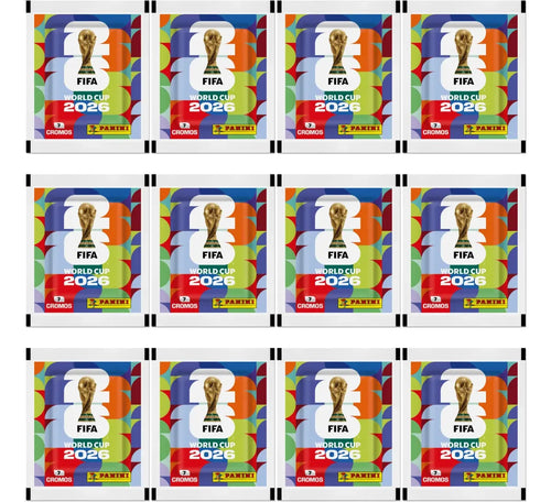 Imagem 2 de 7 de Álbum Copa Do Mundo 2026 + 105 Figurinhas (15 Envelopes) - Oficial