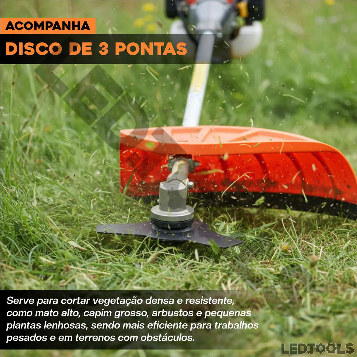 Roçadeira Knakasaki 75cc 3,5hp Gasolina 2 Tempos Profissional Multifuncional 4 Em 1 - Image 5