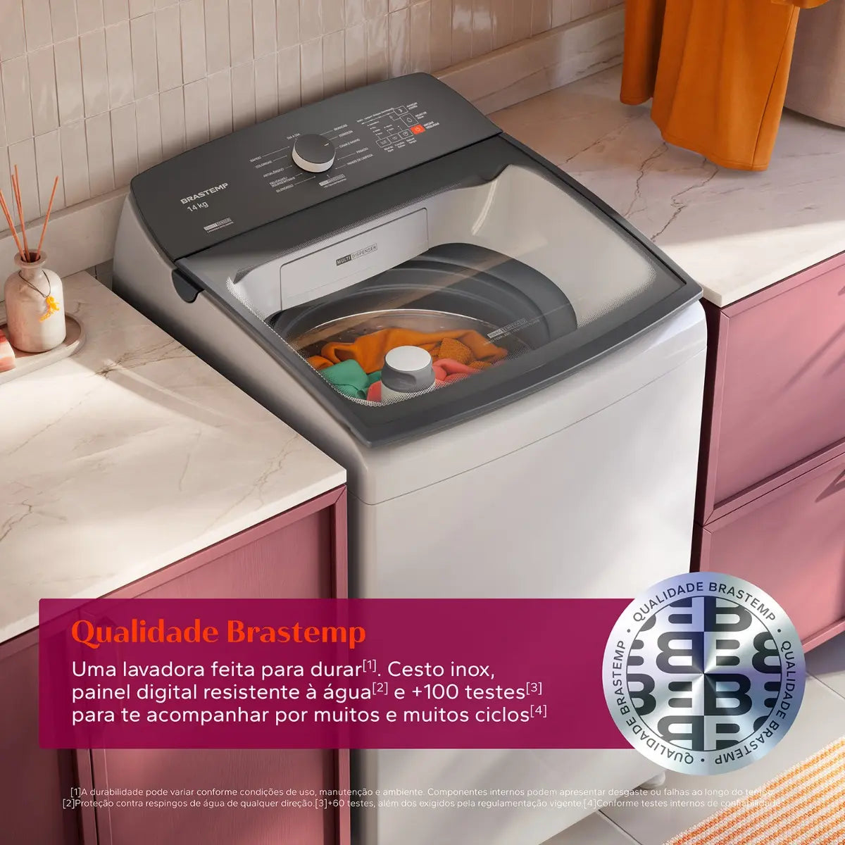 Máquina De Lavar Brastemp 14kg Branca Smart Sensor- Bwj14ab - Image 7