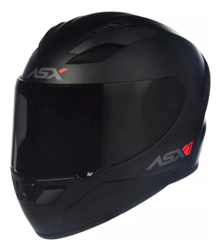 Imagem 2 de 9 de Capacete Moto Asx City Preto Fosco Lançamento - Promoção
