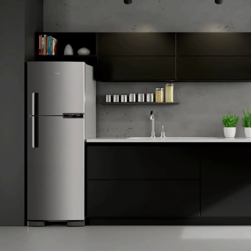 Geladeira Brastemp Frost Free Duplex BRM44HK 375 Litros Com Comparti Cor Inox - Image 9
